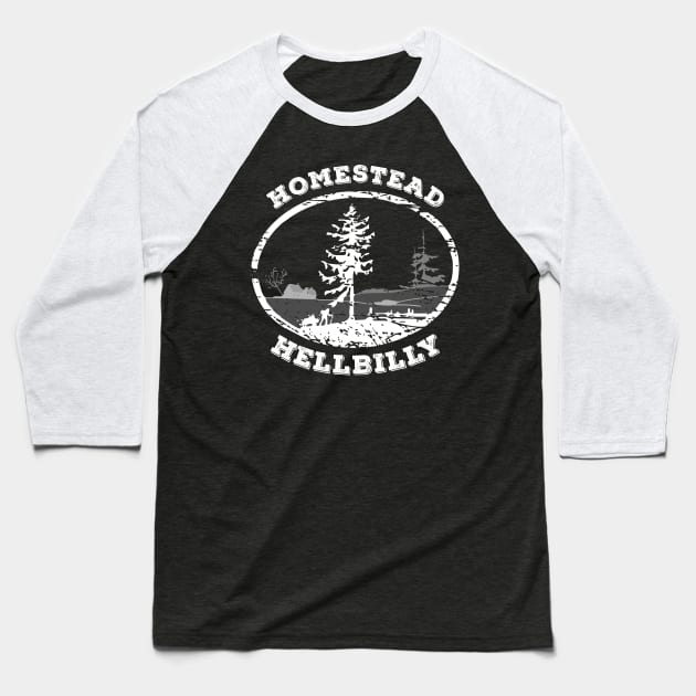 Homestead Hellbilly Baseball T-Shirt by anomalyalice